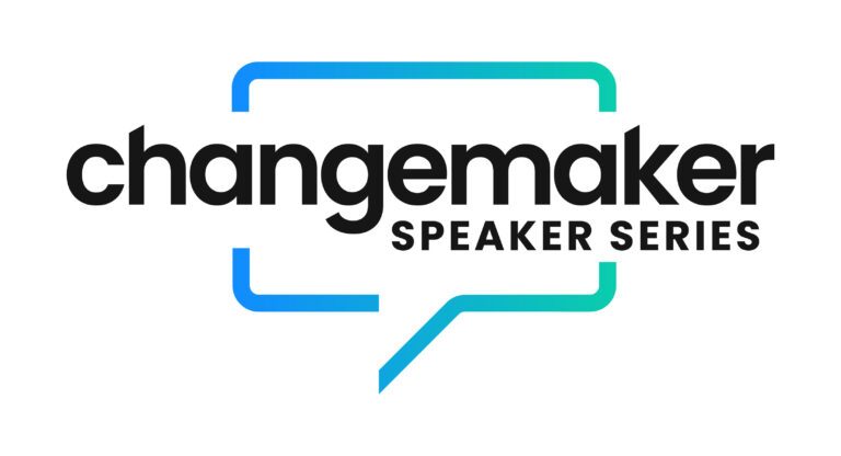 logo for changemaker speaker series