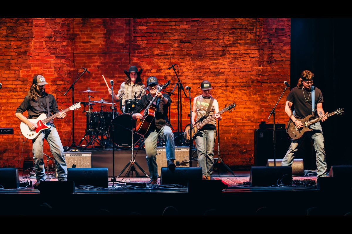 Musicians on a stage