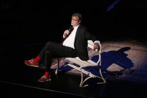 Man sitting on bench