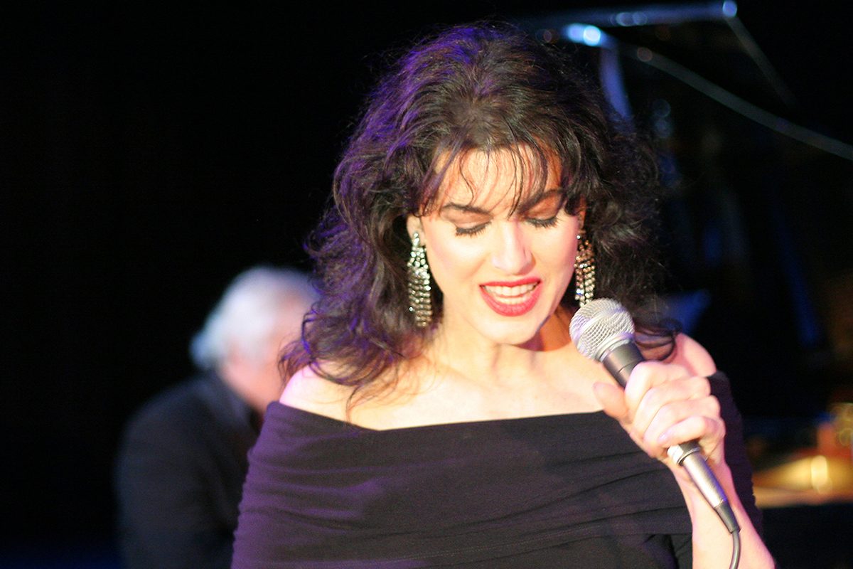 woman singing