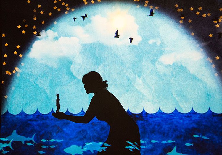 Miwa Matreyek performance